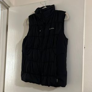 Black omni shield advanced repellency Columbia Sportswear vest
